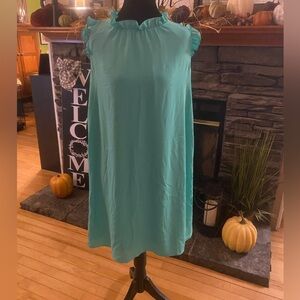 Lilly Pulitzer Ruffled Mint Green Talisa Dress Resort Wear/Palm S